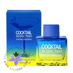عطر ادکلن آنتونیو باندراس کوکتل آبی مردانه-Antonio Banderas Cocktail Seduction Blue