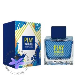 عطر ادکلن آنتونیو باندراس پلی این بلو سداکشن مردانه-Antonio Banderas Play In Blue Seduction For Men