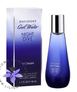 عطر ادکلن دیویدوف کول واتر نایت دایو زنانه-Davidoff Cool Water Night Dive Woman