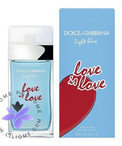 عطر ادکلن دولچه گابانا لایت بلو لاو ایز لاو پور فم زنانه | Dolce Gabbana Light Blue Love Is Love Pour Femme