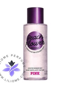 بادی اسپلش ویکتوریا سکرت پینک بیچ فلاور اکلیلی | Victoria's Secret Body Splash Pink Beach Flower shimmer