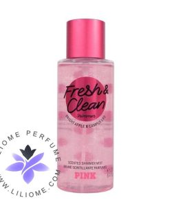 بادی اسپلش ویکتوریا سکرت پینک فرش اند کلین اکلیلی | Victoria's Secret Body Splash Pink Fresh & Clean Shimmer