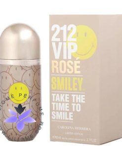 عطر ادکلن 212 وی آی پی رز اسمایلی | Carolina Herrera 212 VIP Rosé Smiley